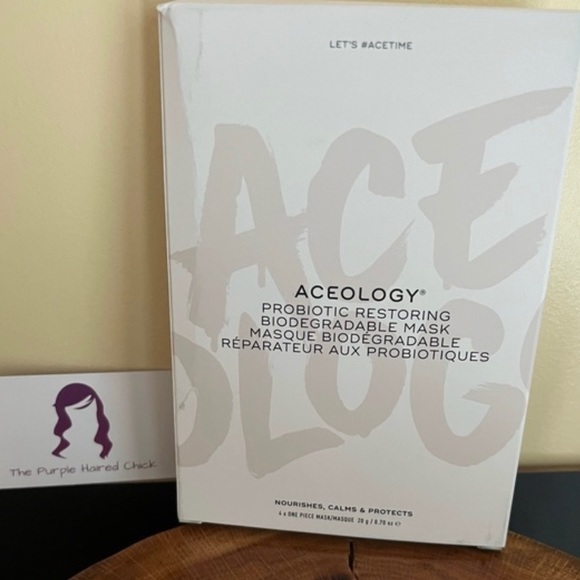 ACEOLOGY Other - ACEOLOGY Probiotic Restoring Biodegradable Mask 4 Pack, NIB